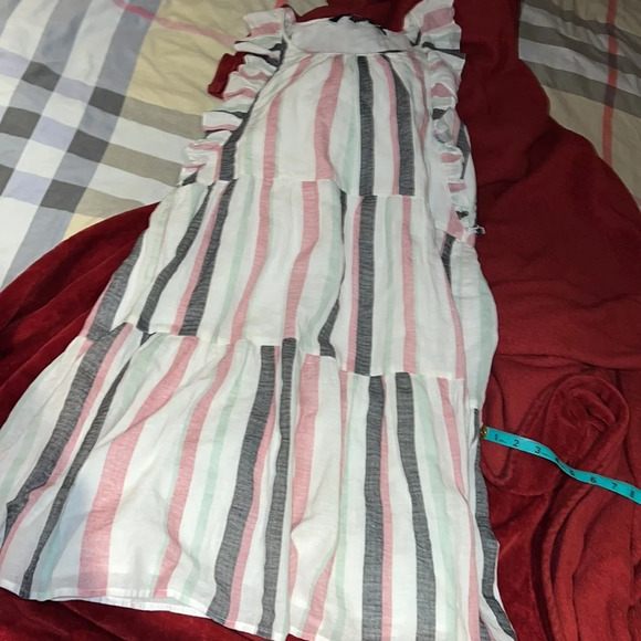 Vero Moda Boho cottage core  Tavi cotton Ruffles dress Sz S - Picture 13 of 14